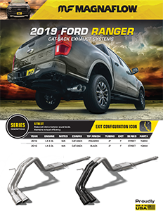 Image of 2019 Ford Ranger Cat-Back Exhaust Systems PDF for download