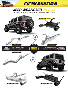 Image of Jeep Wrangler JK & JL Cat-Back and Axle-Back Exhaust Systems PDF for download