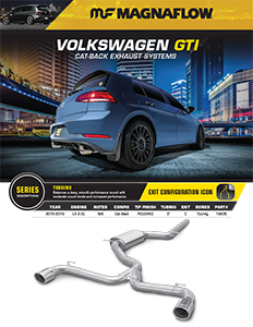 Image of Volkswagen GTI Cat-Back Exhaust Systems PDF for download