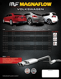 Image of Vokswagen Jetta, Beetle, GTI Performance Exhaust PDF for download