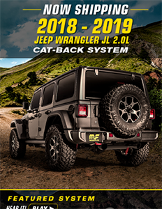 Image of Now Shipping 2018-2019 Jeep Wrangler JL 2.0L Cat-Back System PDF for download